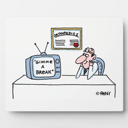 Orthopädie Chirurgen Cartoon Funny Office Fotoplatte (Vorderseite)