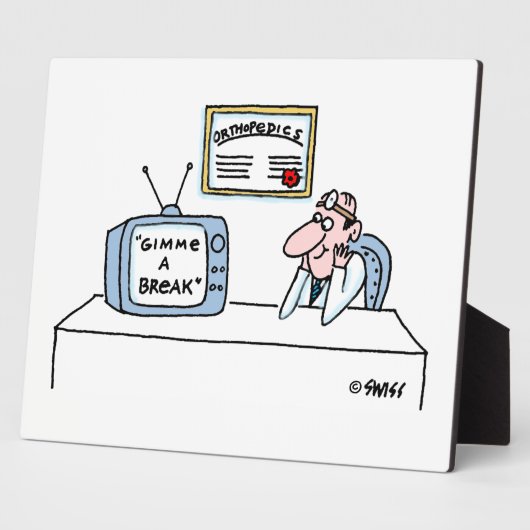Orthopädie Chirurgen Cartoon Funny Office Fotoplatte (Seite)