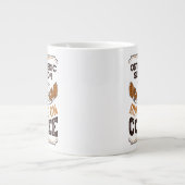 Orthopädie Chirurgen, die auf einem Coffee-Coffein Jumbo-Tasse (Vorderseite)