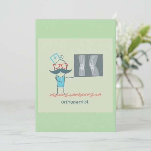 Orthopädie Einladung (Stehend Vorderseite)