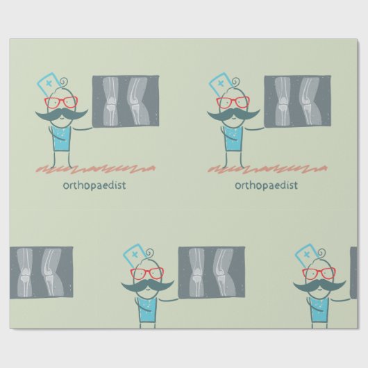Orthopädie Geschenkpapier (Flach)