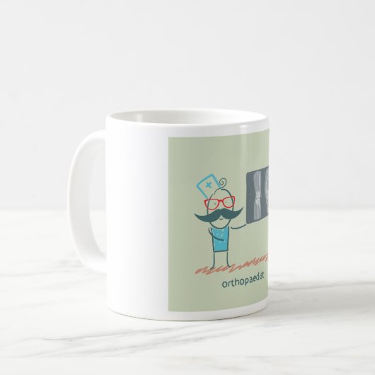 Orthopädie Kaffeetasse (Vorderseite Links)