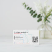 Orthopädie-Klinik | Saubere Ernennung Visitenkarte (Stehend Vorderseite)