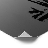 Orthopädie Kokerbaum auf Gradient Poster (Ecke)