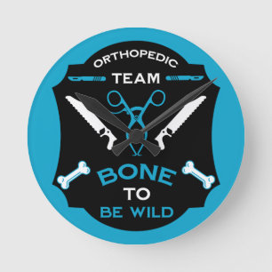 Orthopädie-Krankenhausteam Runde Wanduhr