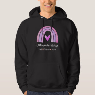 Orthopädie Krankenheilmotivat Inspirier Boho Rainb Hoodie