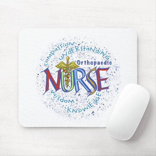 Orthopädie Nurse Motto mousepad (Mit Mouse)