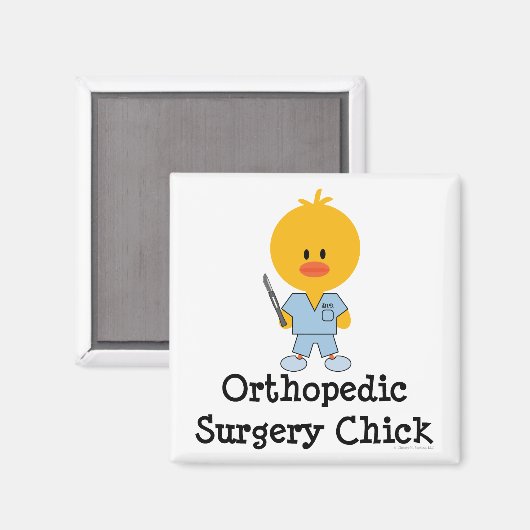 Orthopädie Operation Chick Magnet (Vorderseite/Rückseite)