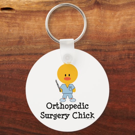 Orthopädie Operation Chick Schlüsselanhänger (Vorderseite)