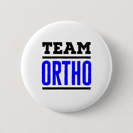 Orthopädie-Orthopädie-Orthopädie-Krankenpfleger Button (Vorderseite)