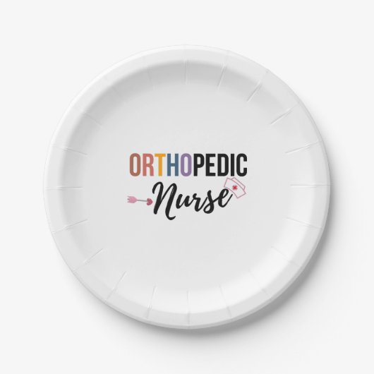 Orthopädie Pappteller (Vorderseite)