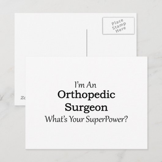 Orthopädie Postkarte (Vorne/Hinten)