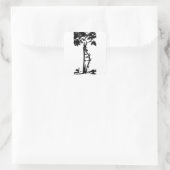 Orthopädie Quadratischer Aufkleber (Tasche)