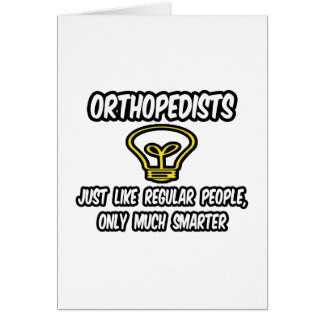 Orthopädie... Regelmäßige Leute, nur klüger