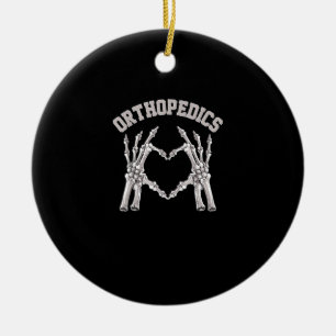 Orthopädie Skeleton Hand Herz Ortho Nurse Rn Cre Keramik Ornament