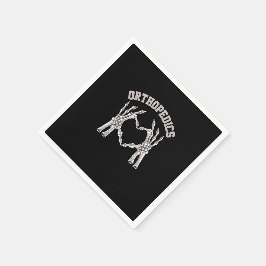 Orthopädie Skeleton Hand Herz Ortho Nurse Rn Cre Serviette (Ecke)