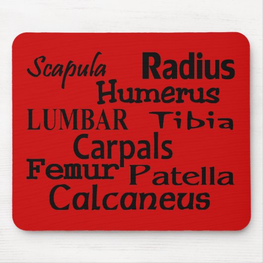 Orthopädische Arzt-/Chirurg-Geschenke Mousepad (Vorne)