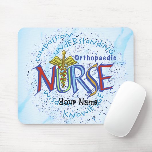 Orthopädische Krankenpfleger Motto für das Kinderm Mousepad (Mit Mouse)