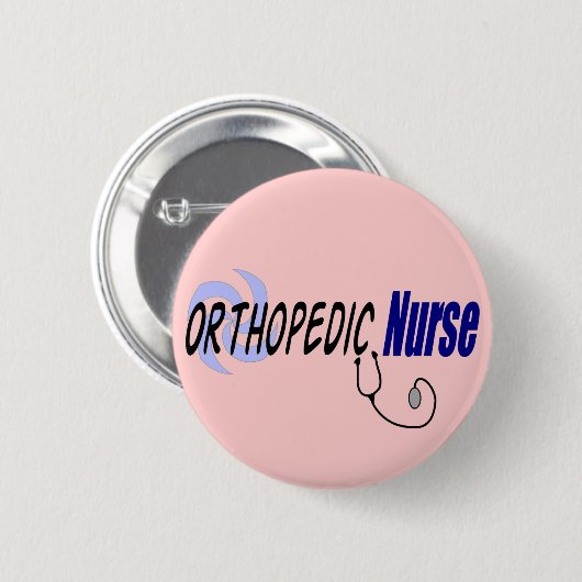 Orthopädische Krankenschwester-Geschenke Button (Vorne & Hinten)