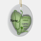 Orthopädische Krankenschwester Keramik Ornament (Rechts)