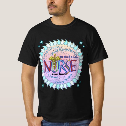 Orthopädische Krankenschwester Motto T - Shirt (Vorderseite)