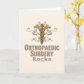Orthopädische Operation Rocks Grußkarte Karte (Gelbe Blume)