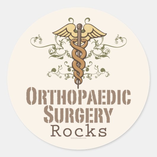 Orthopädische Operation Rocks Stickers (Vorderseite)