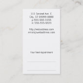 Orthopädische Operation Terminkarte (Rückseite)