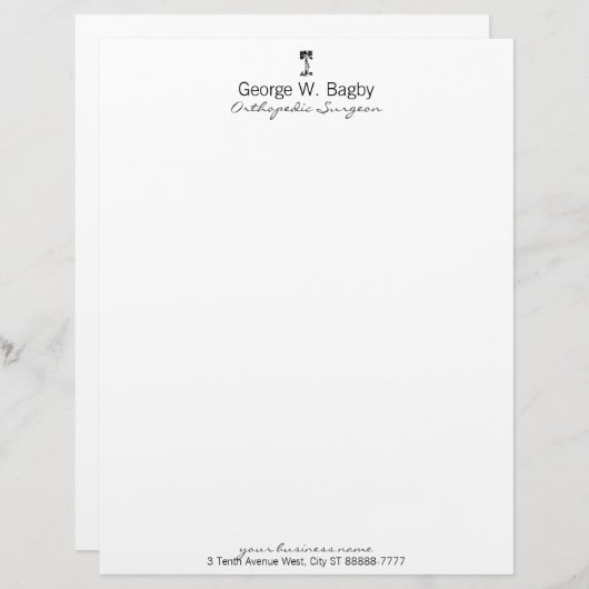 Orthopädische Operations-gekrümmter Baum Briefbogen (Vorne/Hinten)