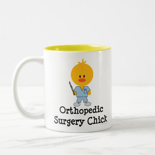 Orthopädische Operations-Küken-Tasse Zweifarbige Tasse (Links)