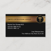 Orthopädische Visitenkarten Visitenkarte (Vorderseite)