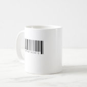 Orthopädischer Barcode Kaffeetasse (Vorderseite Links)