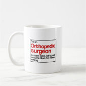 Orthopädischer Chirurg Kaffeetasse (Links)