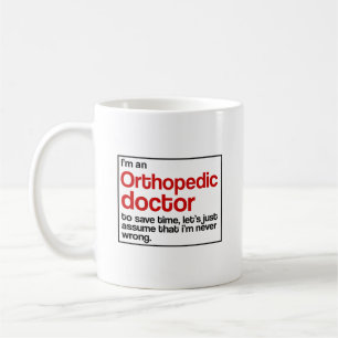 Orthopädischer Doktor Kaffeetasse