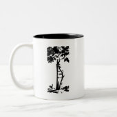 Orthopädischer gekrümmter Baum Zweifarbige Tasse (Links)