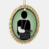 ORTHOPÄDISCHER (KNOCHEN) DOKTOR LOGO KERAMIKORNAMENT (Rechts)