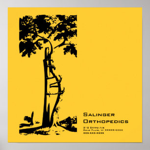 Orthopädischer Krummer Baum Poster