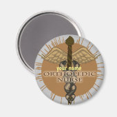 Orthopädischer Nurse Caduceus Magnet (Vorderseite/Rückseite)