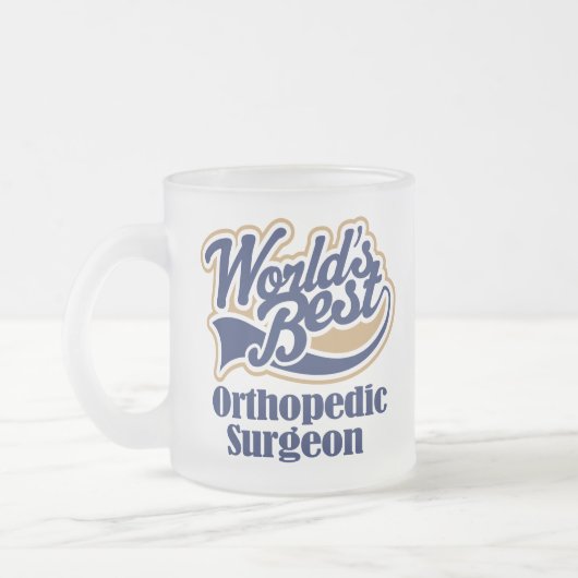Orthopädisches Chirurg-Geschenk Mattglastasse (Links)