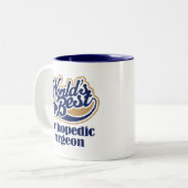 Orthopädisches Chirurg-Geschenk Zweifarbige Tasse (Vorderseite Links)