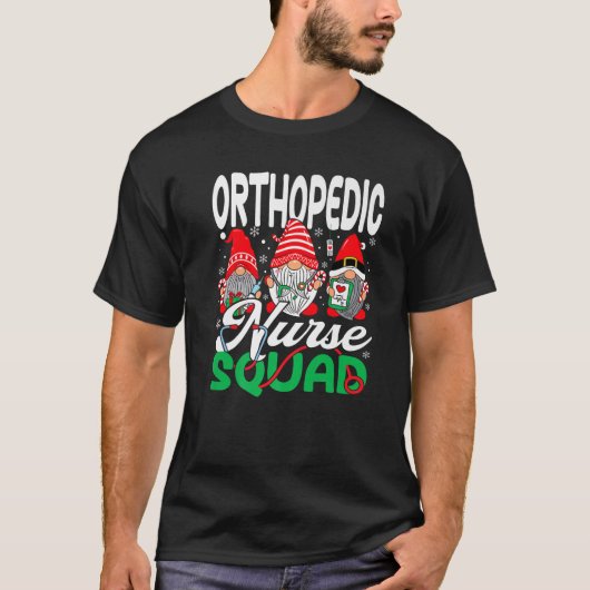 Orthopedic Nurse Squad Christmas Ortho Nursing Cut T-Shirt (Vorderseite)