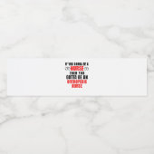 ORTHOPEDIC NURSE WASSERFLASCHENETIKETT (Einzelnes Label)