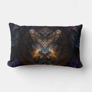 Orthricain Fraktal Art Decorative Lumbar Pillow Lendenkissen