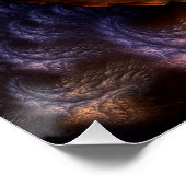 Orthricon Fraktal Art Perfekt Poster (Ecke)