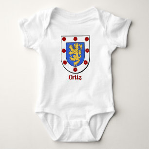 Ortiz Family Shield Baby Strampler