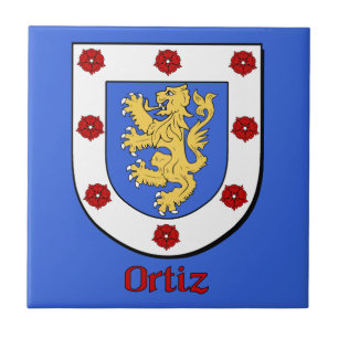 Ortiz Family Shield Fliese