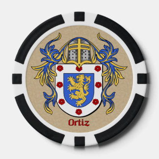 Ortiz Heraldic Arms Pokerchips