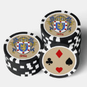 Ortiz Heraldic Arms Pokerchips (Stapel)