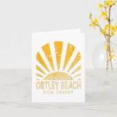 Ortley Beach Nj - Sunny Ortley Beach New Jersey _1 Karte (Gelbe Blume)