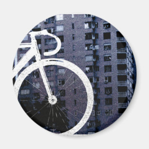 Örtlich festgelegt - Boston-Blau Magnet